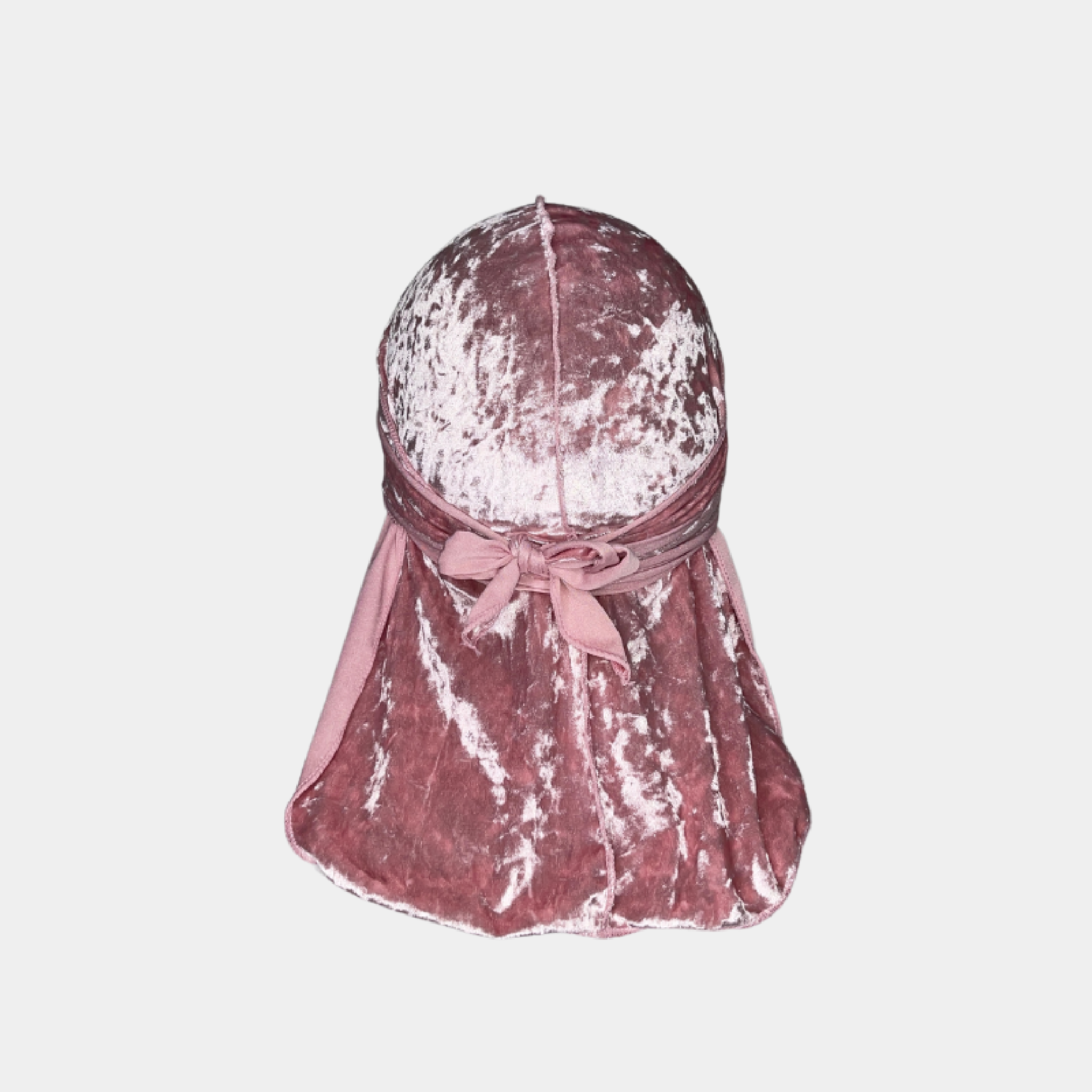 Luxury "Rose Quartz" Velvet Durag