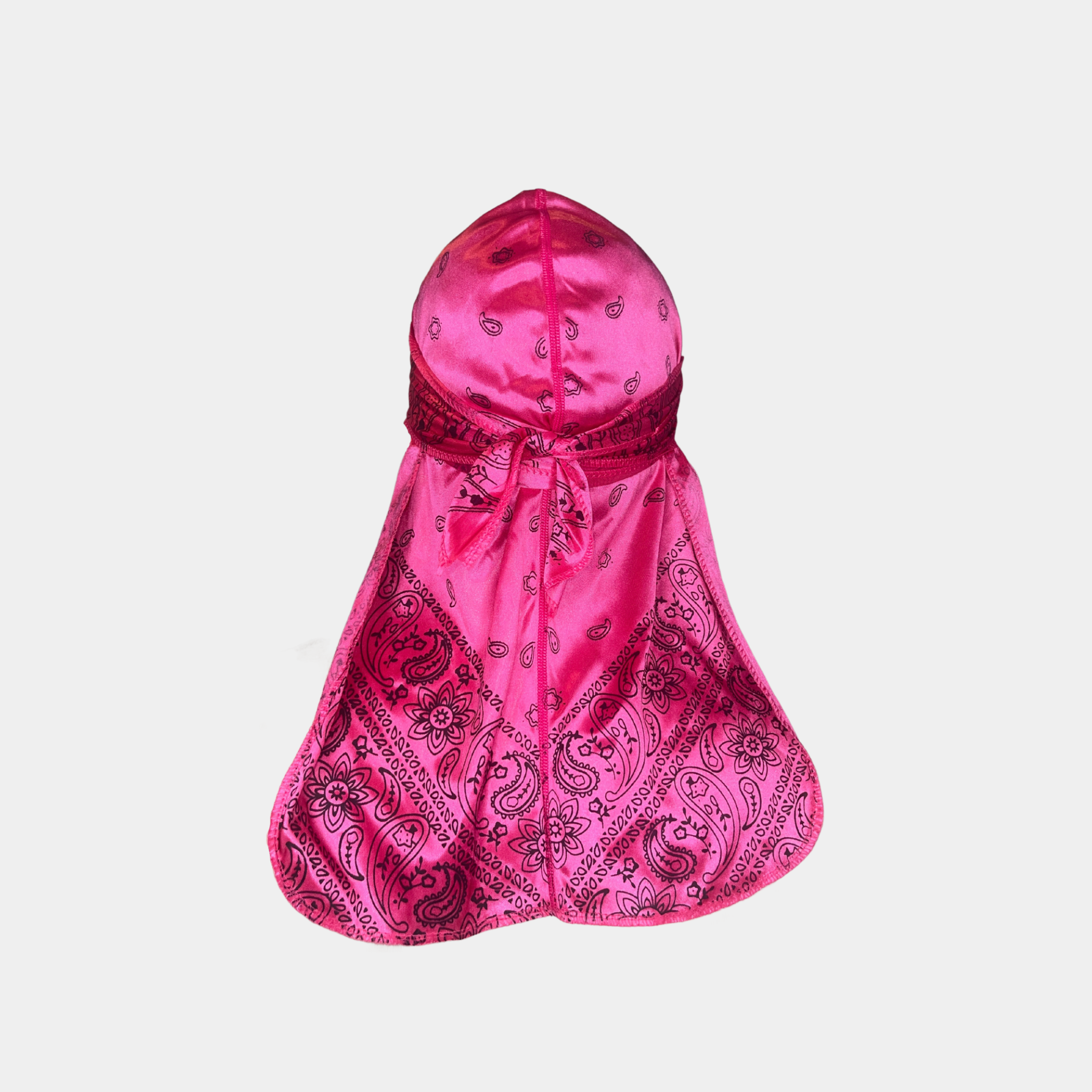 Pink Bandana Silky Durag