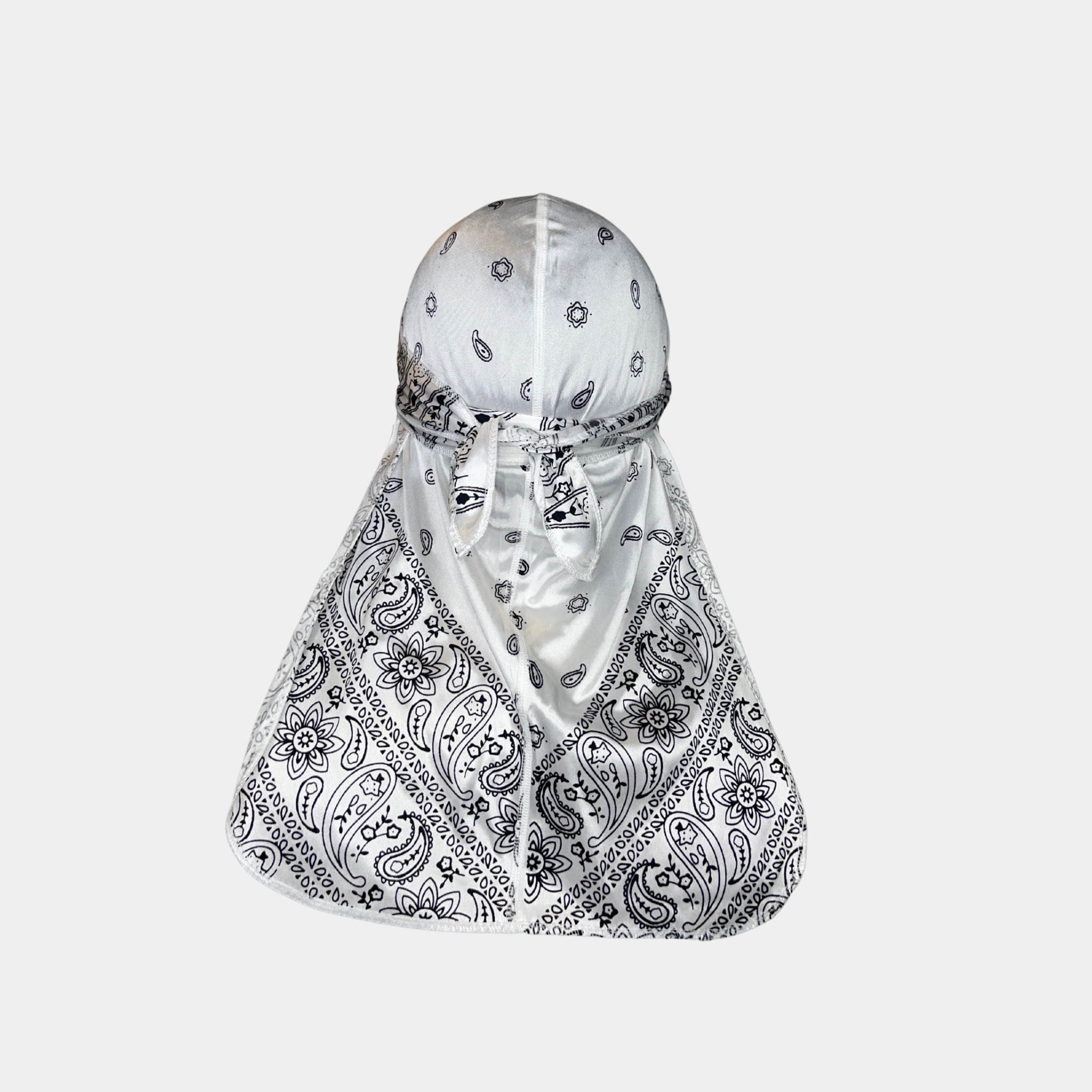White Bandana Silky Durags
