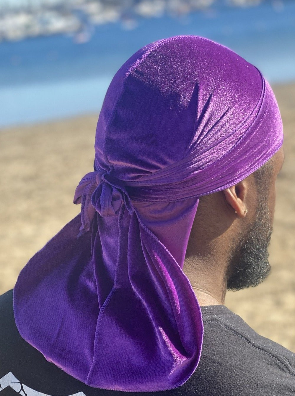 Purple "Grape" Velvet Durag