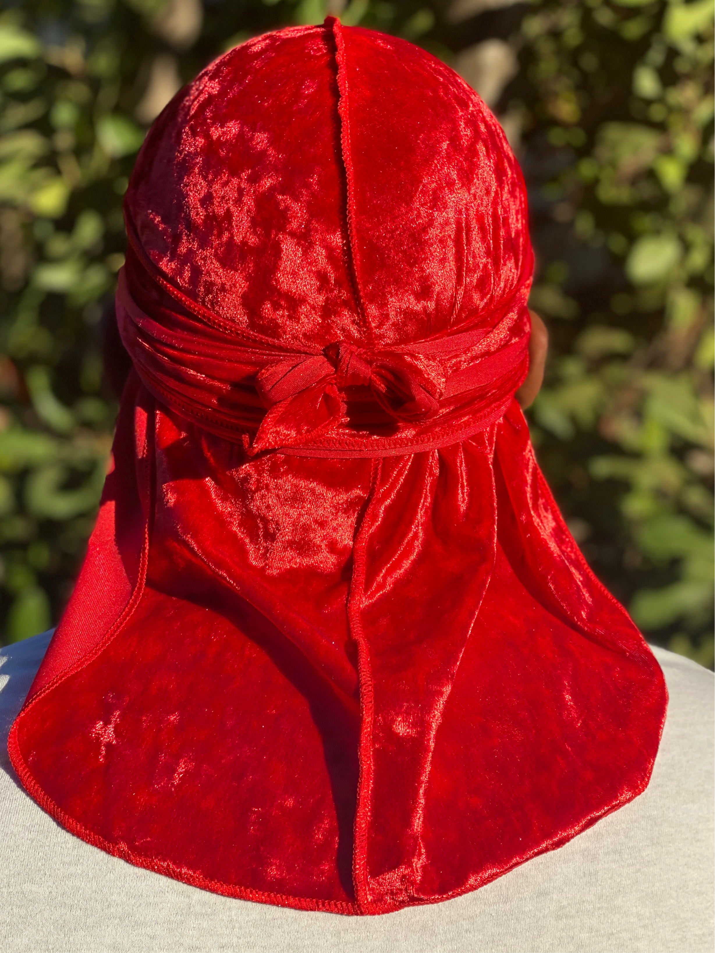 Luxury "Ruby" Velvet Durag