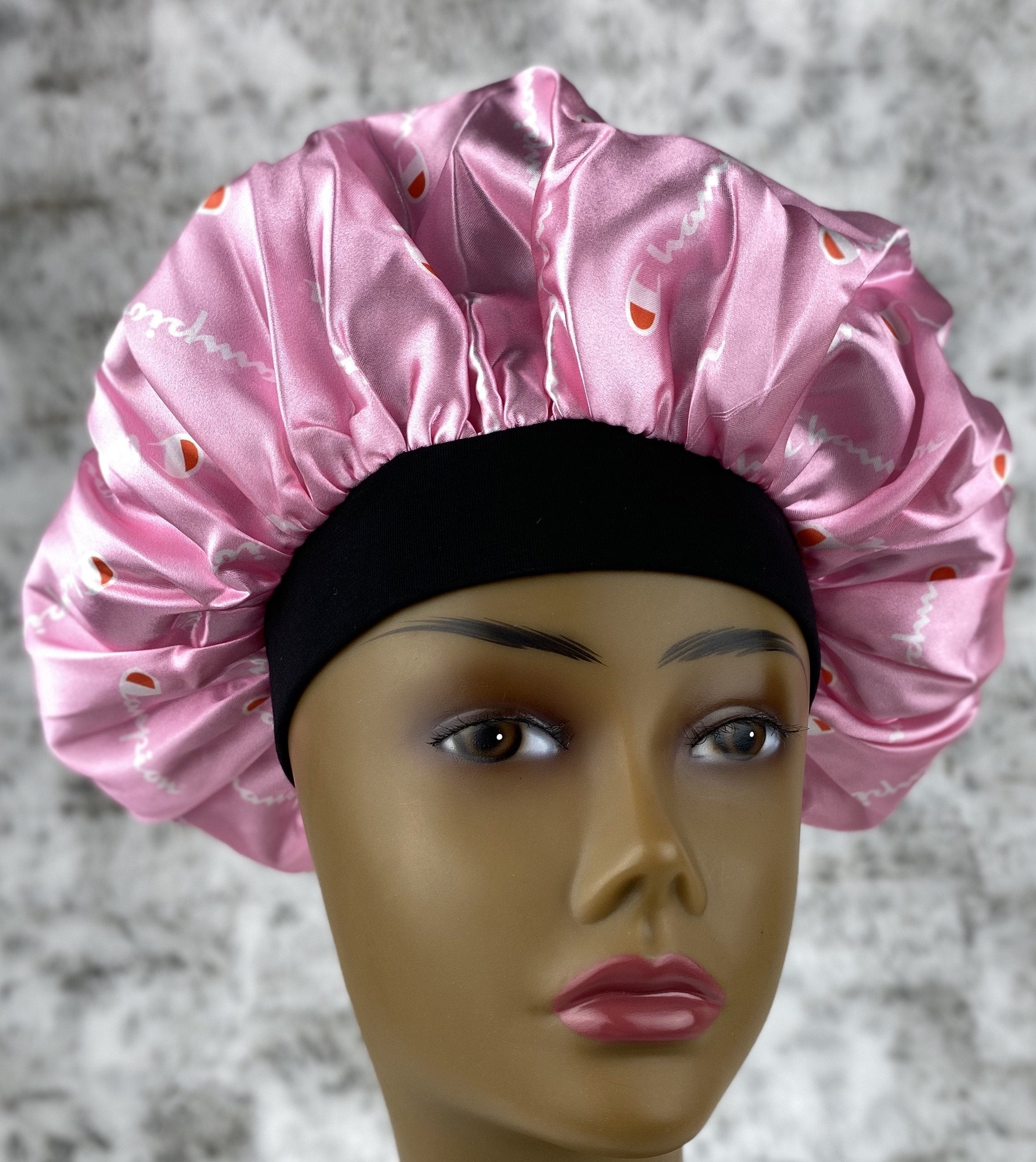 Pink Satin Champion Bonnet