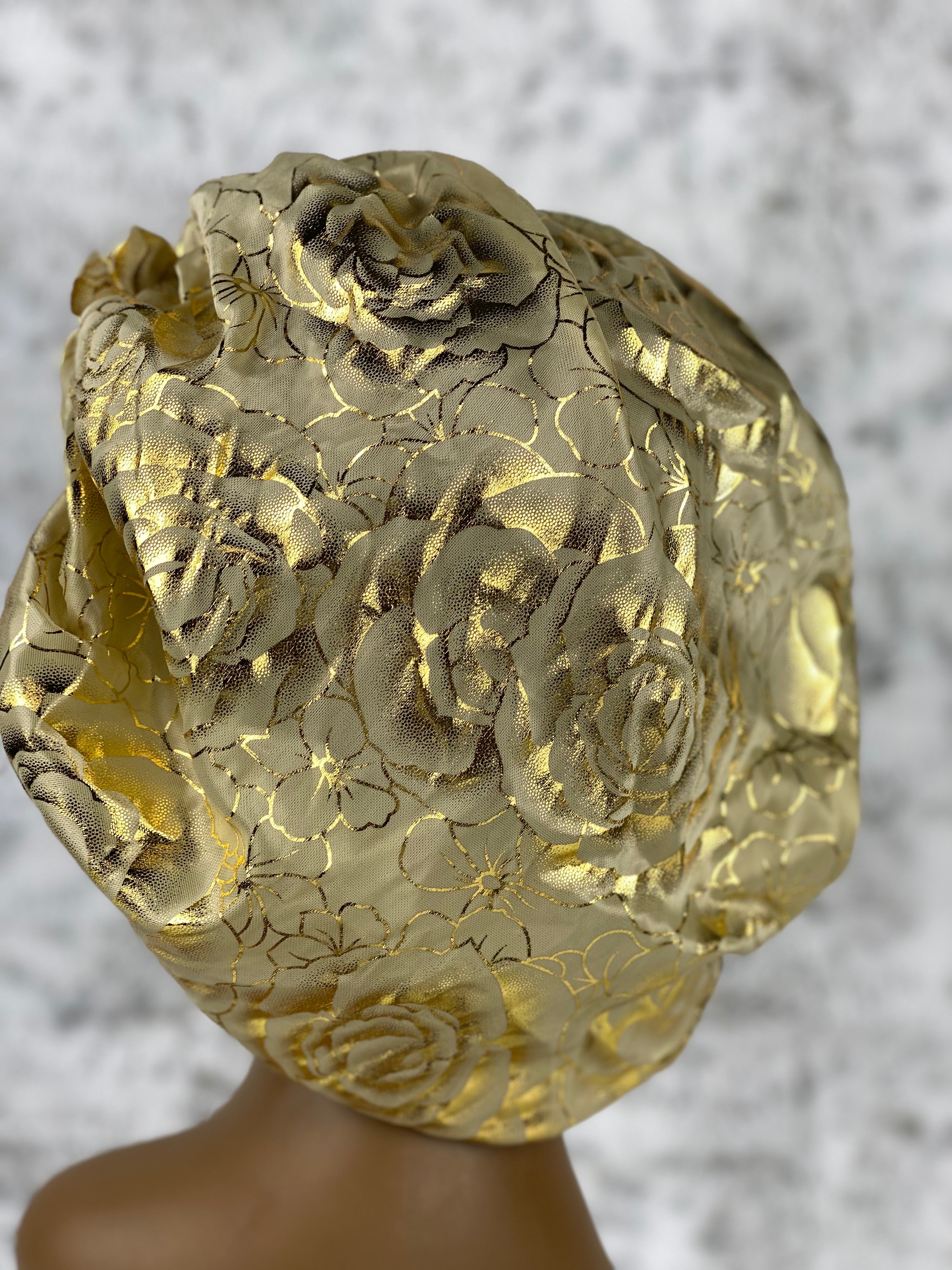 Gold Rose Silky Bonnet