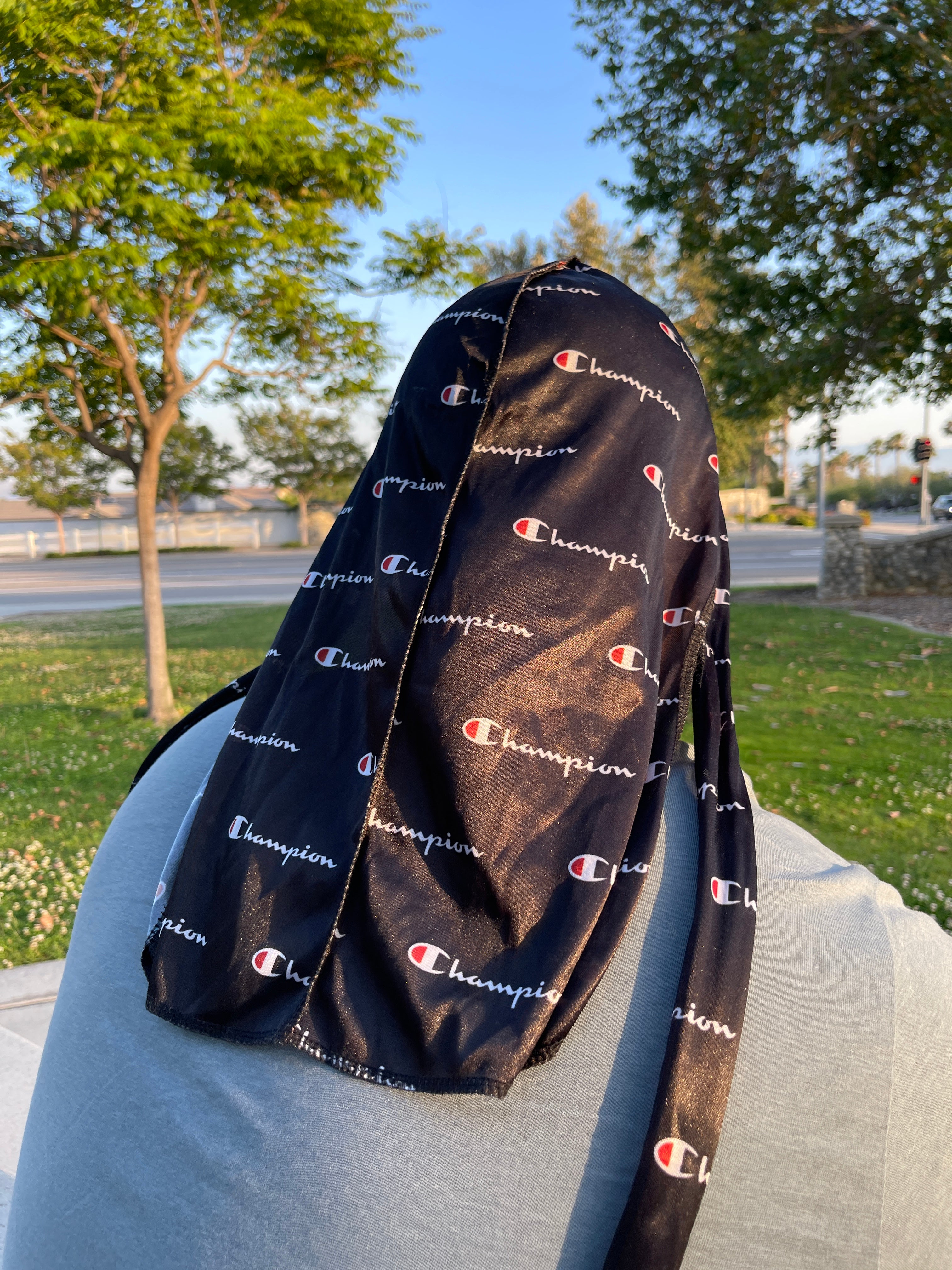 Black Champion Silky Durag