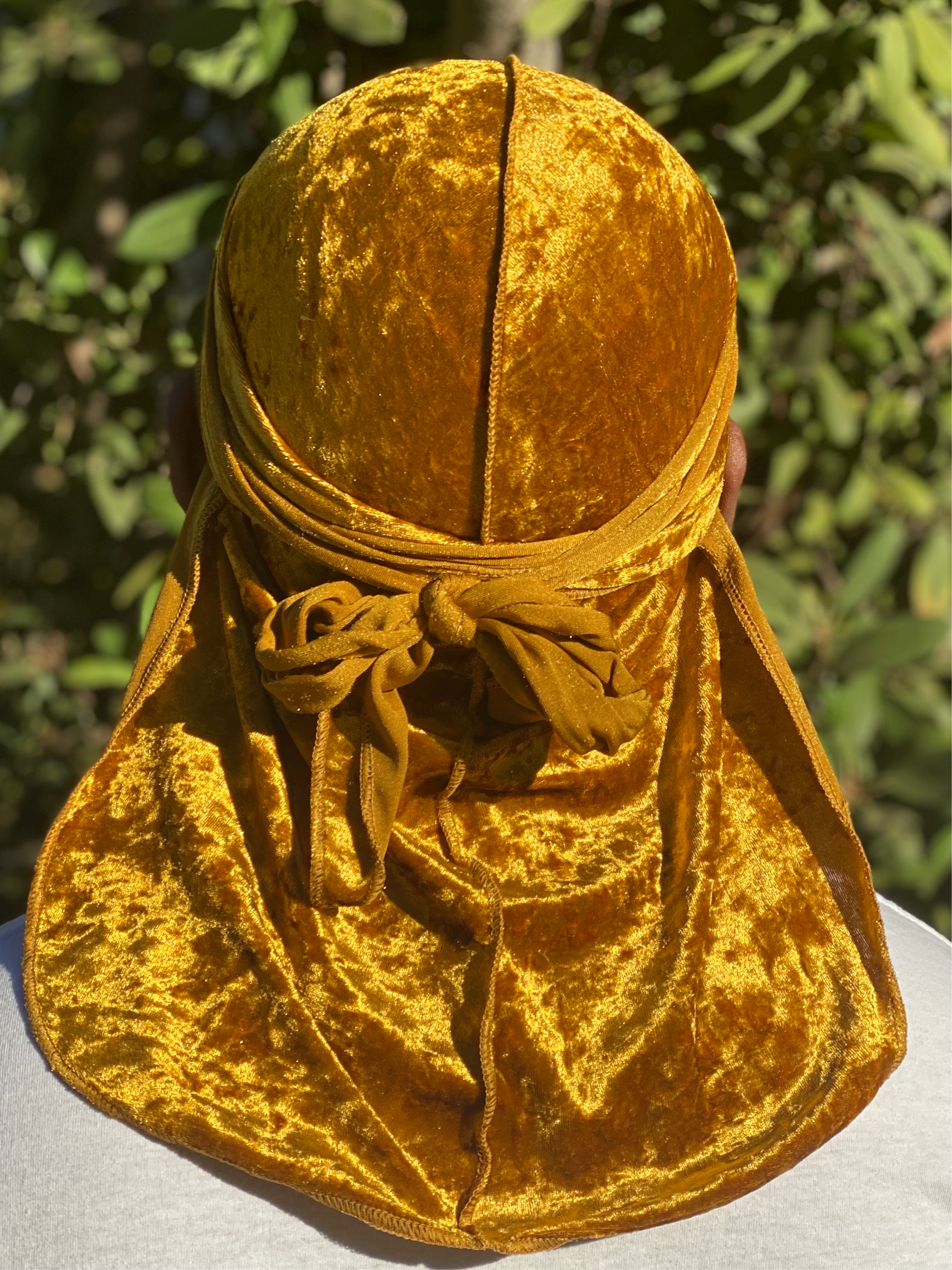 Luxury "Gold" Velvet Durag