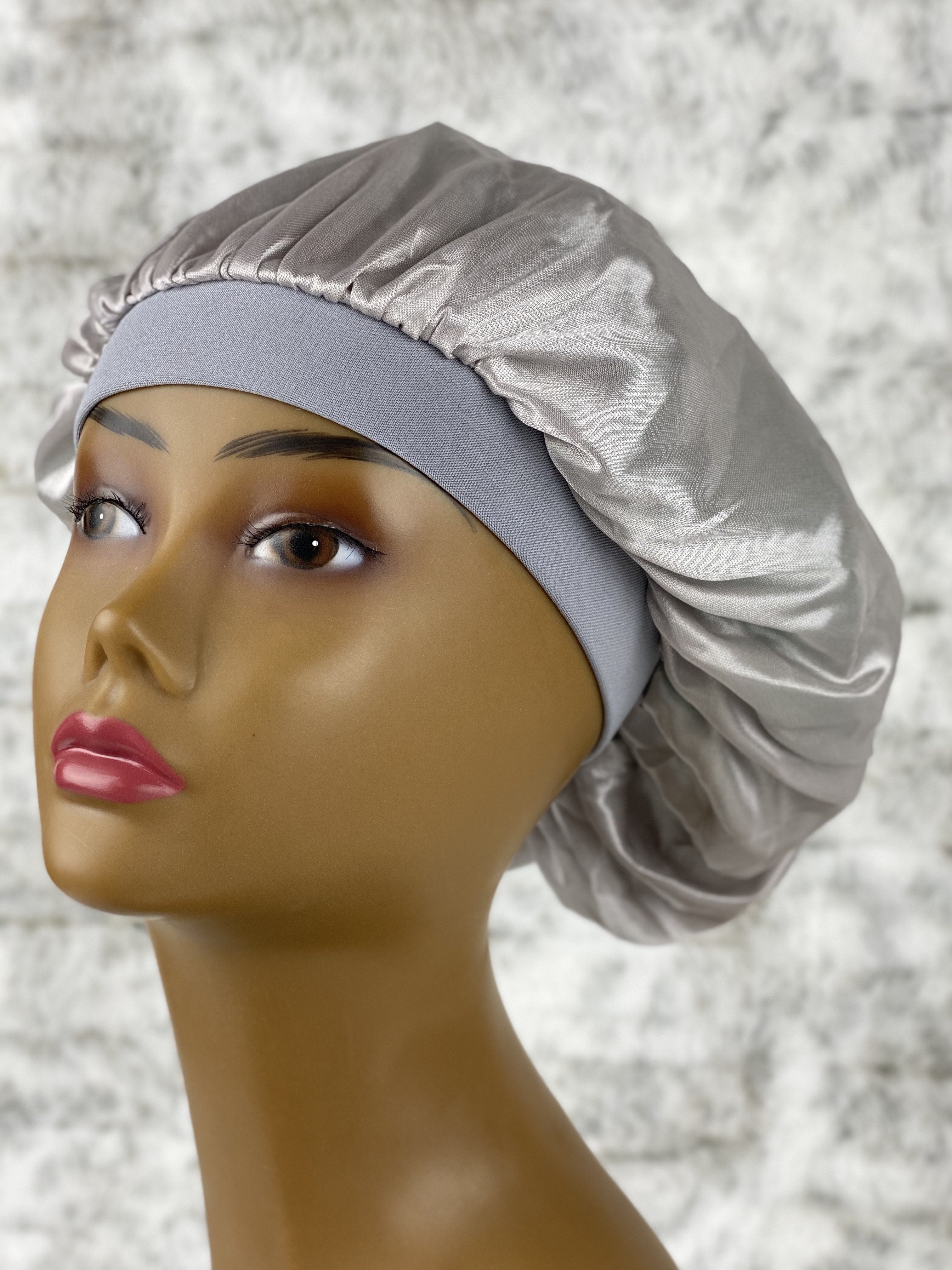 Gray Satin Bonnet